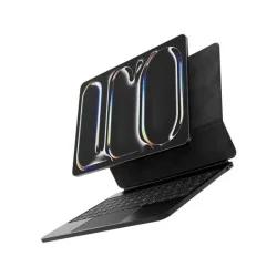 Powerology Smartcase Pro+ Wireless Keyboard Case For Ipad Pro 11&rdquo; (M4) - Black